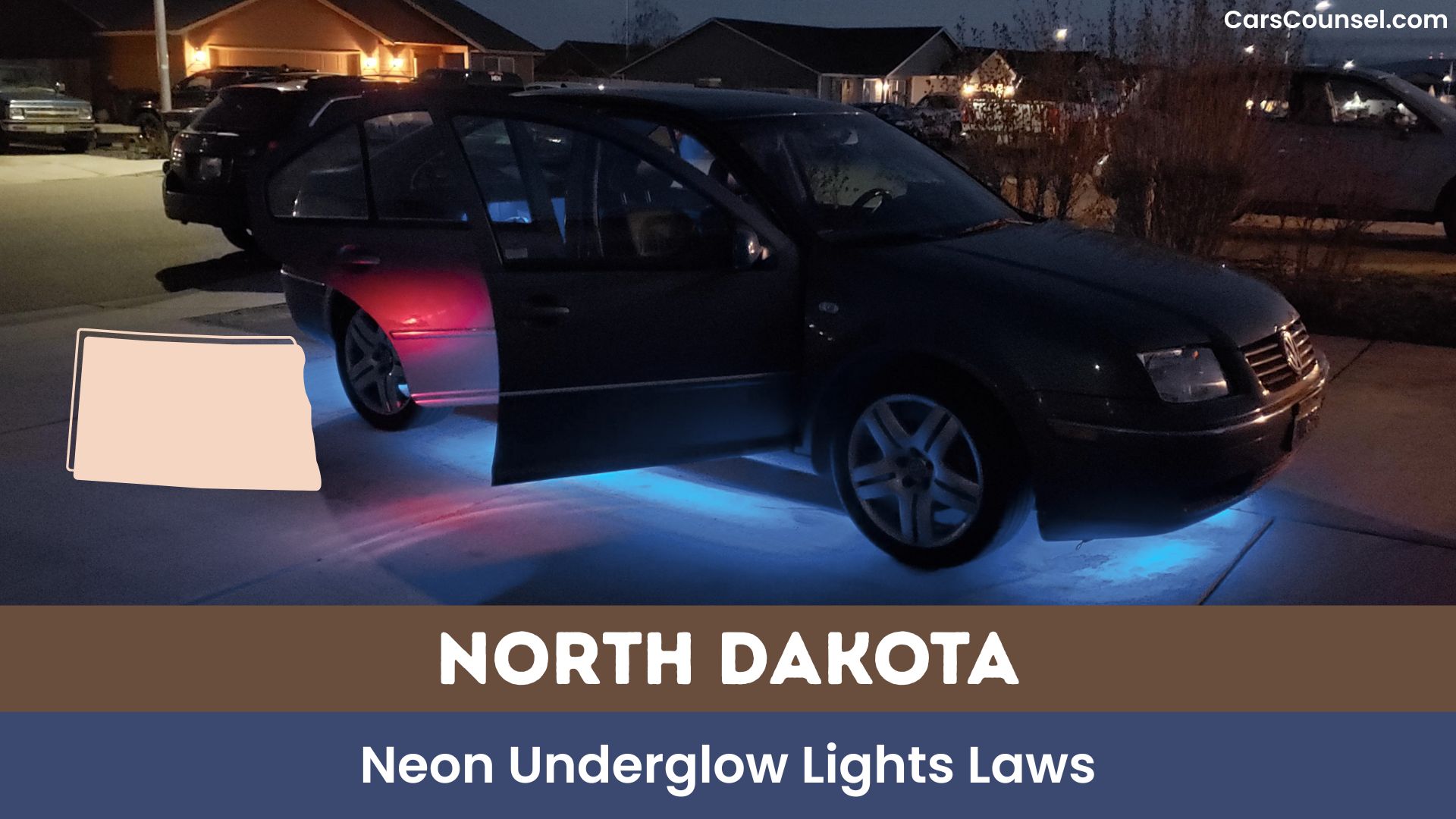 North Dakota Underglow Lights Laws