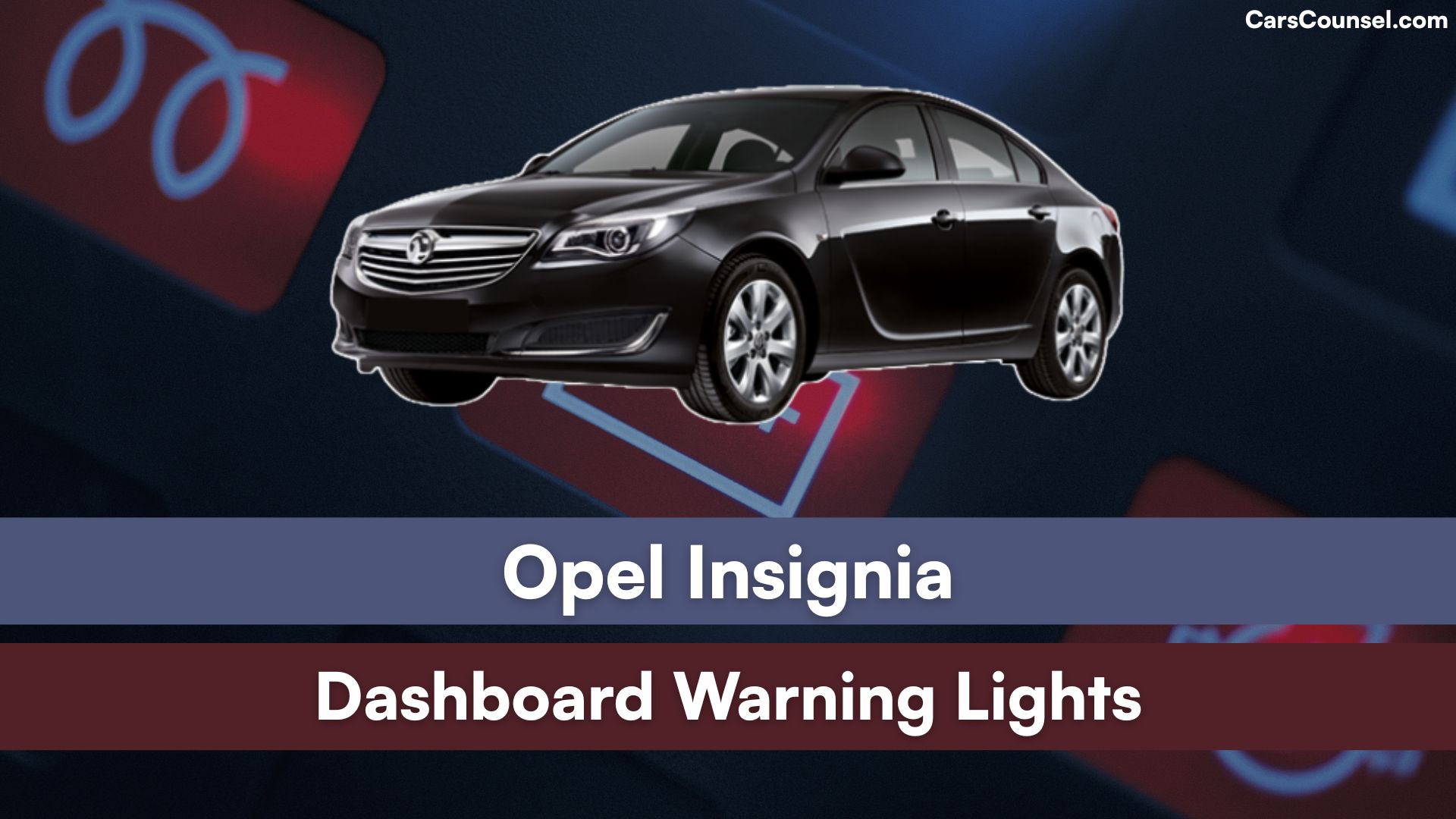 Opel Insignia Dashboard Warning Lights