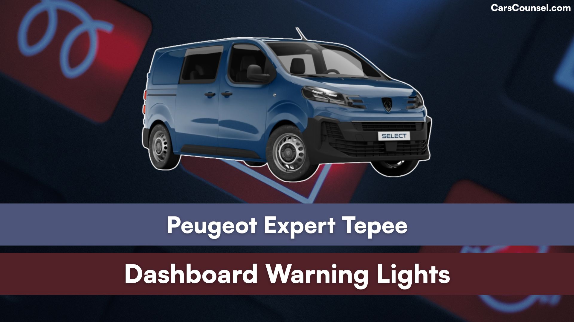 Peugeot Expert Tepee Dashboard Warning Lights