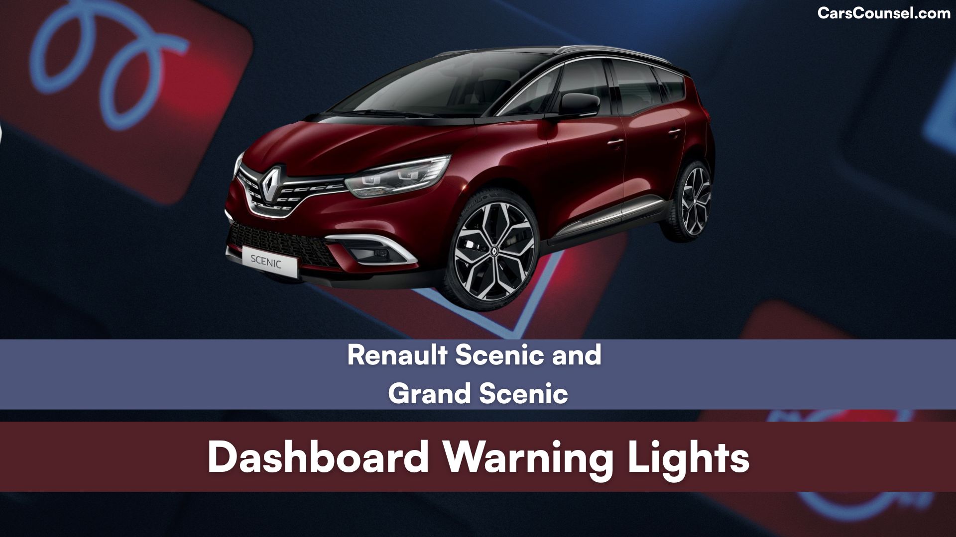 Renault Scenic And Grand Scenic Dashboard Warning Lights