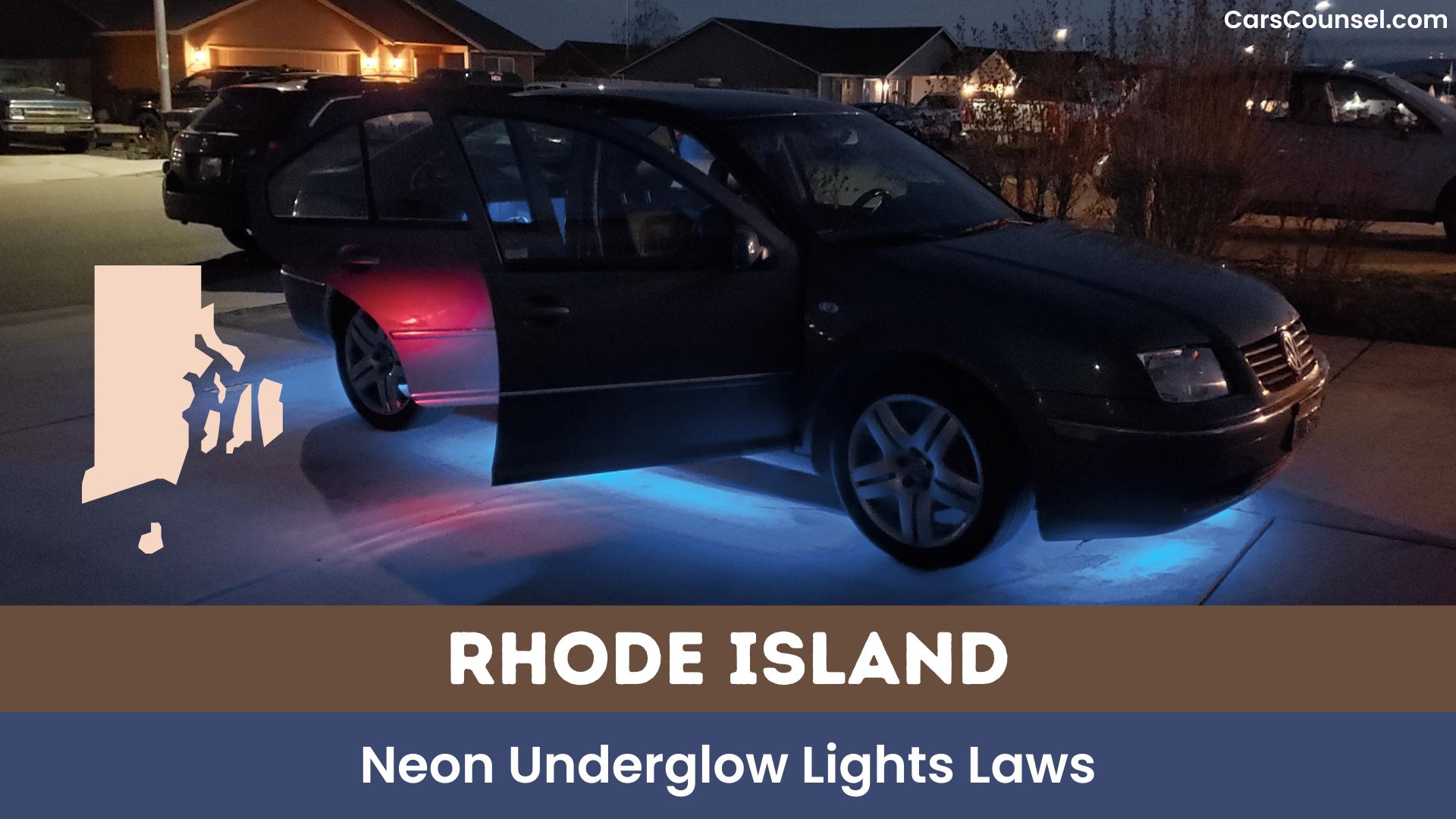 Rhode Island Underglow Lights Laws