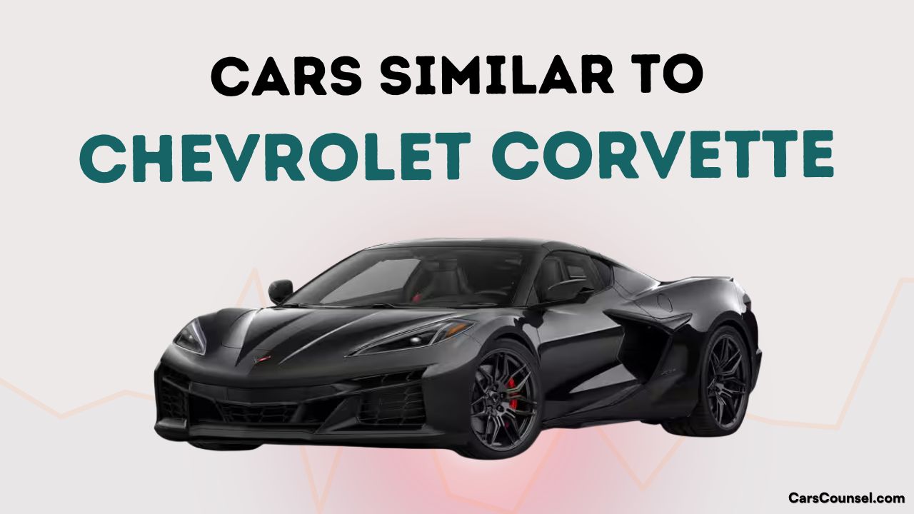 Cars Similar To Chevrolet Corvette