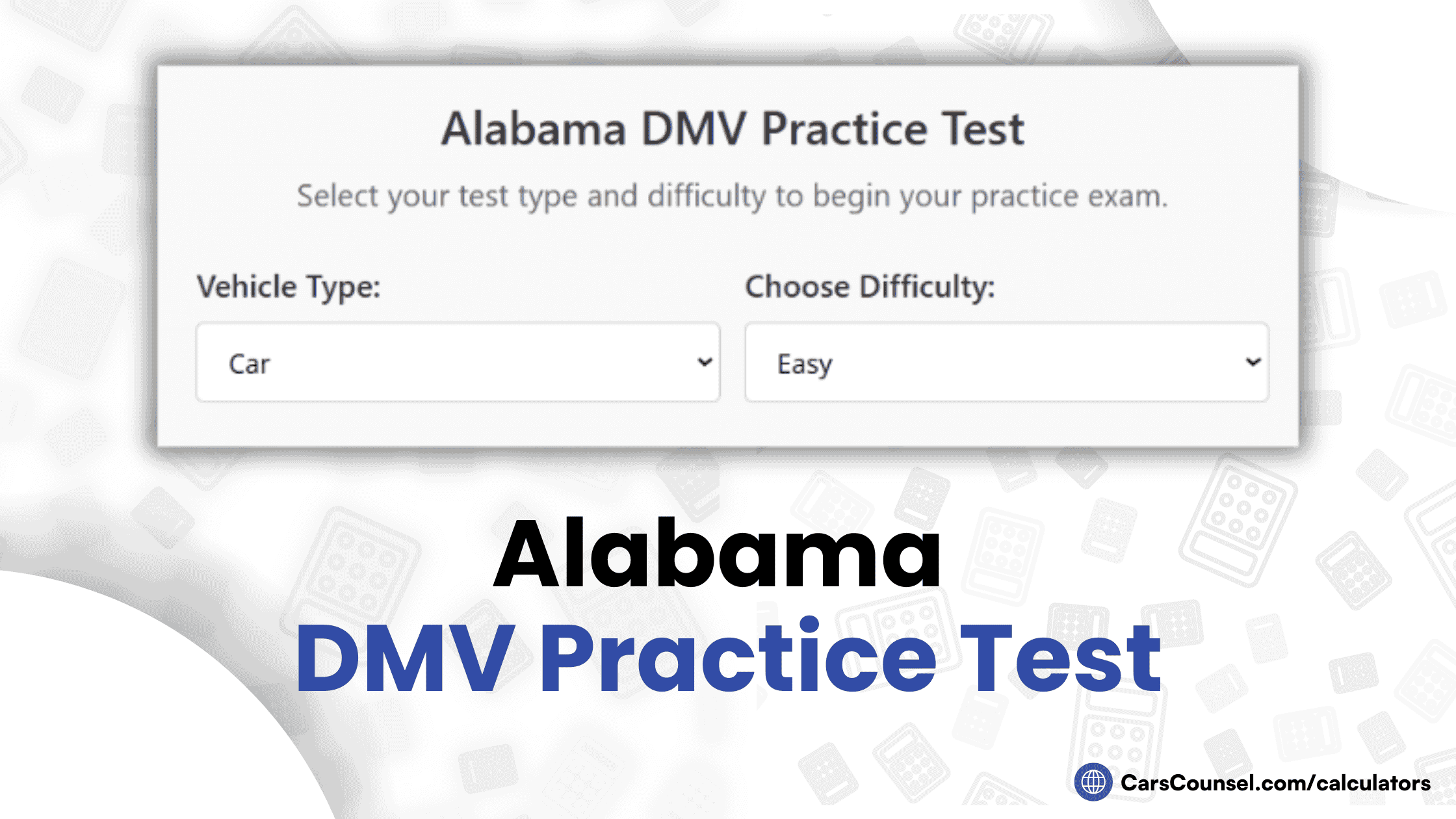 Alabama DMV Practice Test