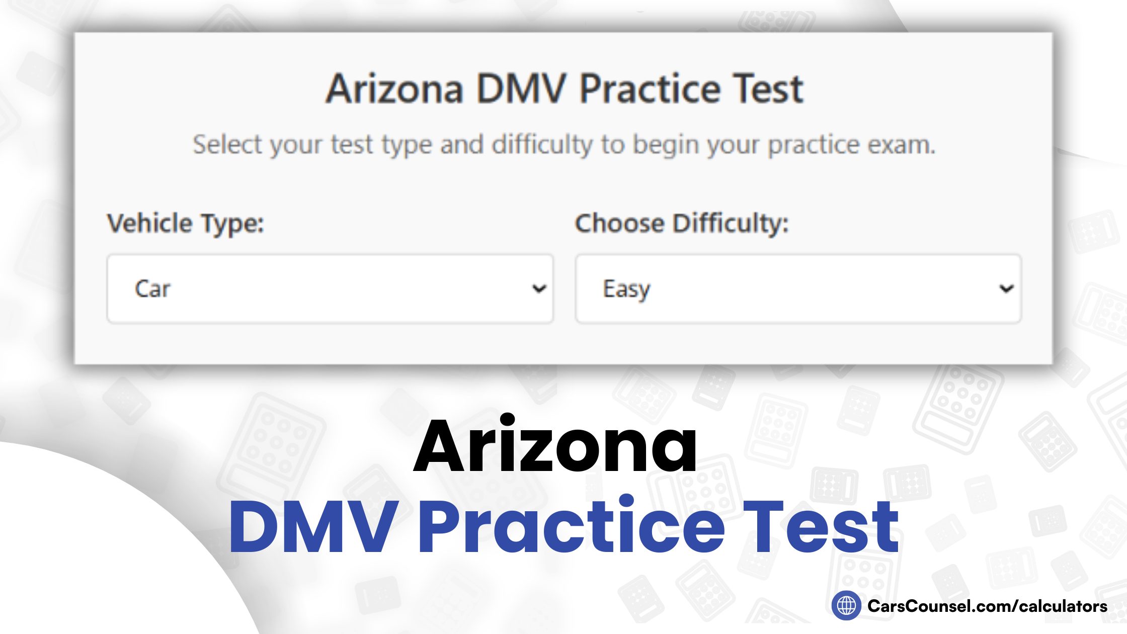 Arizona DMV Practice Test