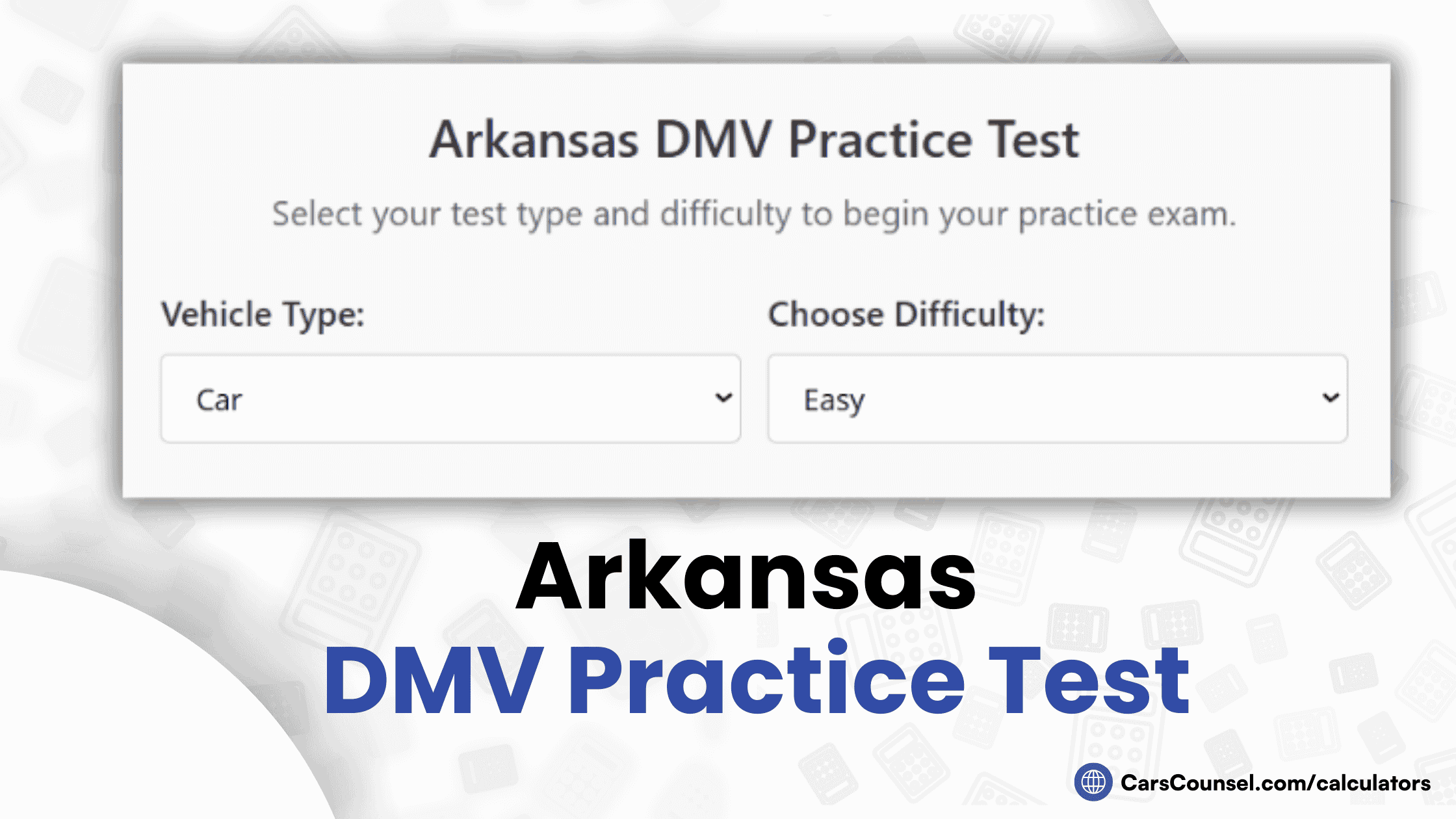 Arkansas DMV Practice Test