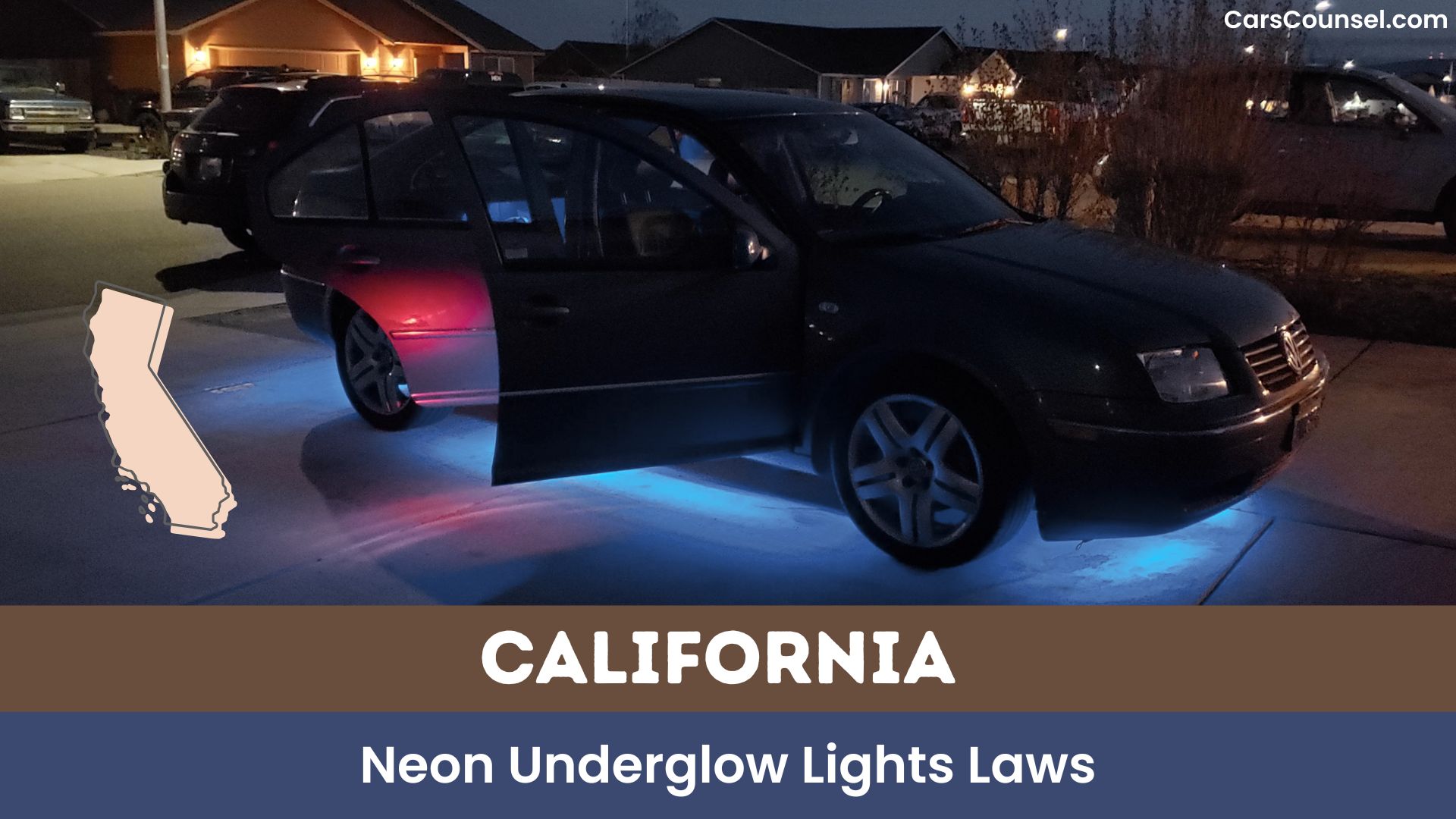 California Underglow Lights Laws