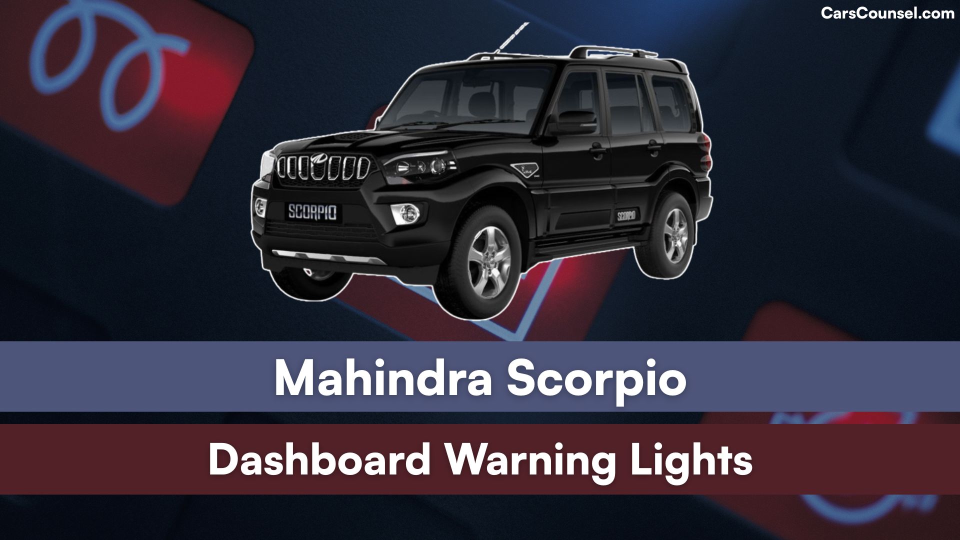 Mahindra Scorpio Dashboard Warning Lights
