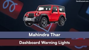 Mahindra Thar Dashboard Warning Lights