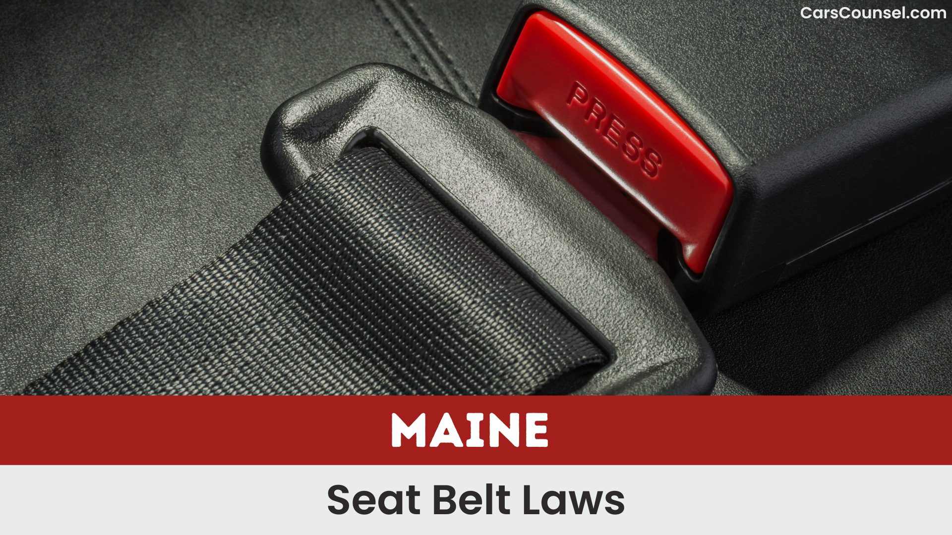 Maine Seat Belt Laws