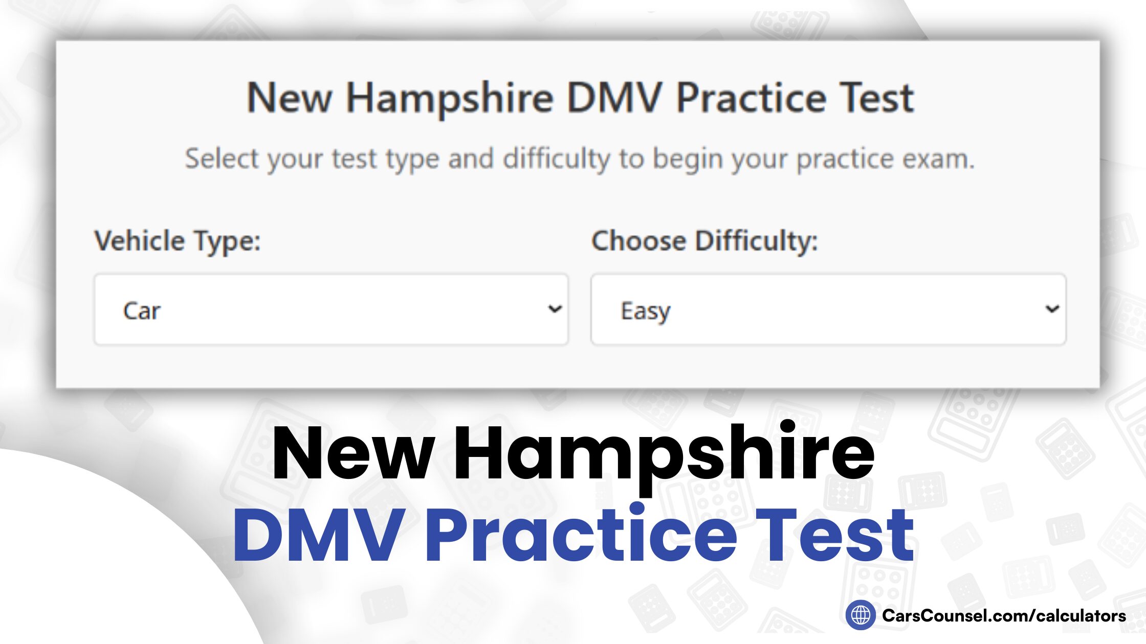 New Hampshire DMV Practice Test