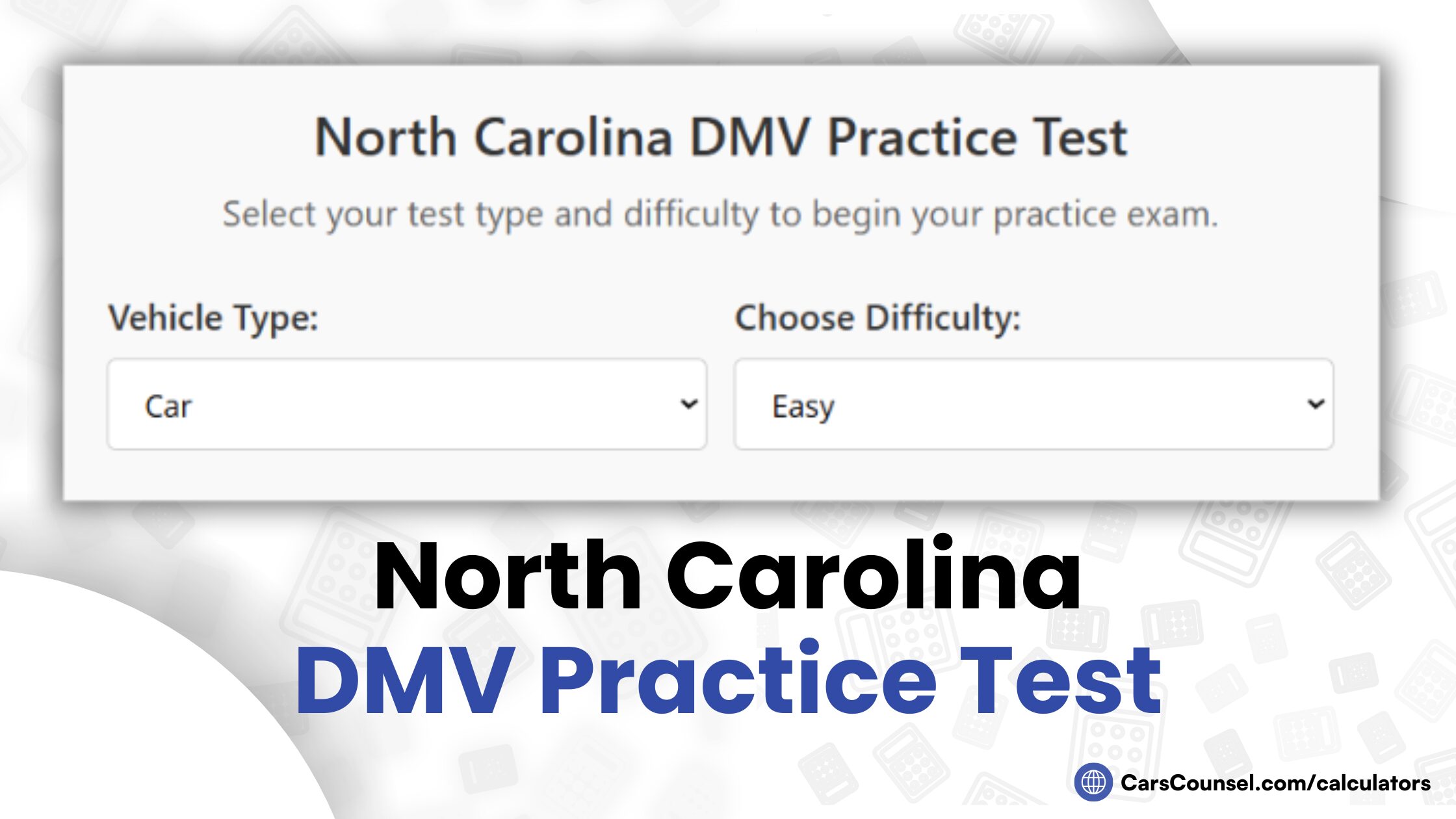 North Carolina DMV Practice Test