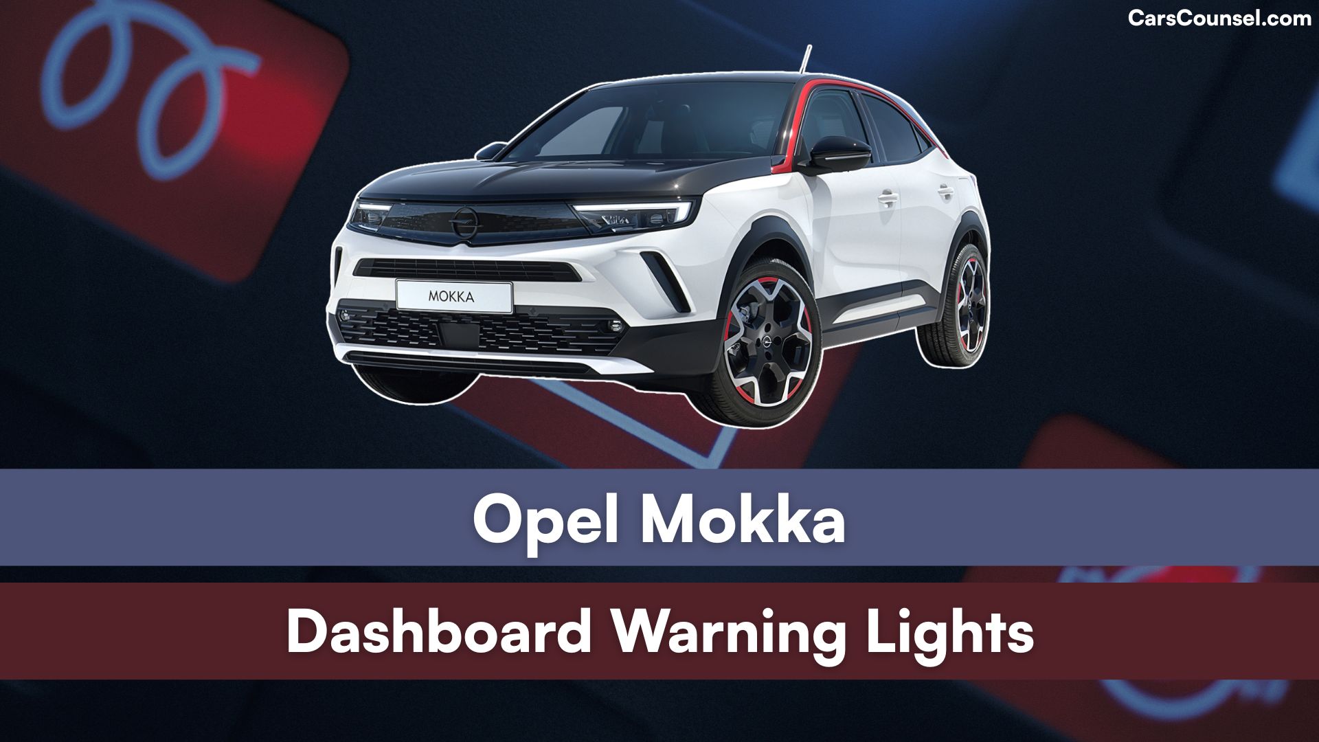 Opel Mokka Dashboard Warning Lights