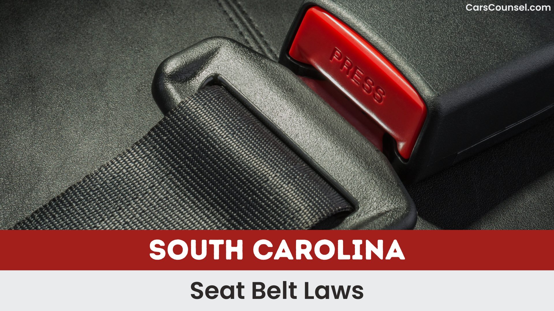 South Carolina Seat Belt Laws