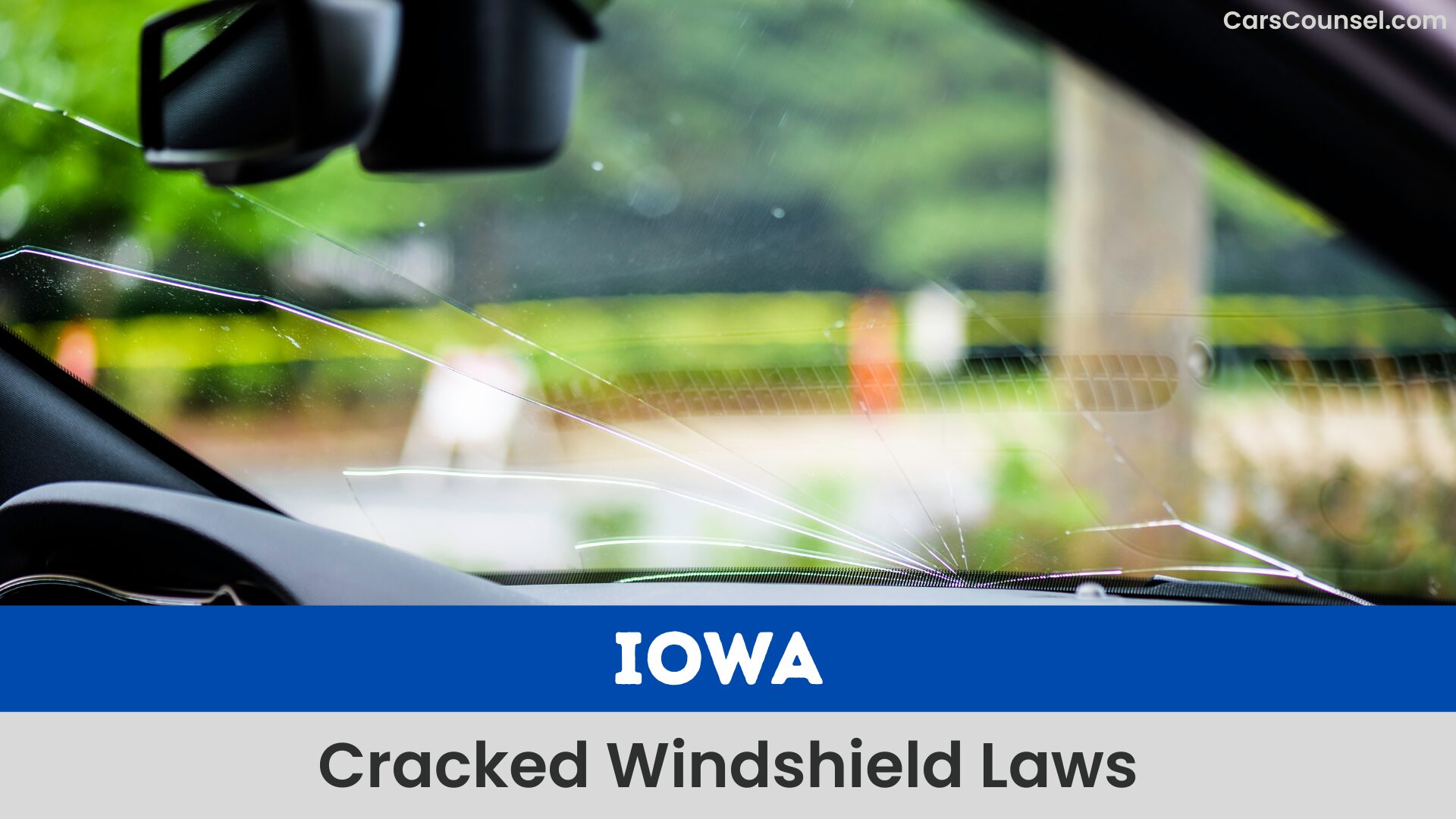 Iowa Cracked Windshield Laws
