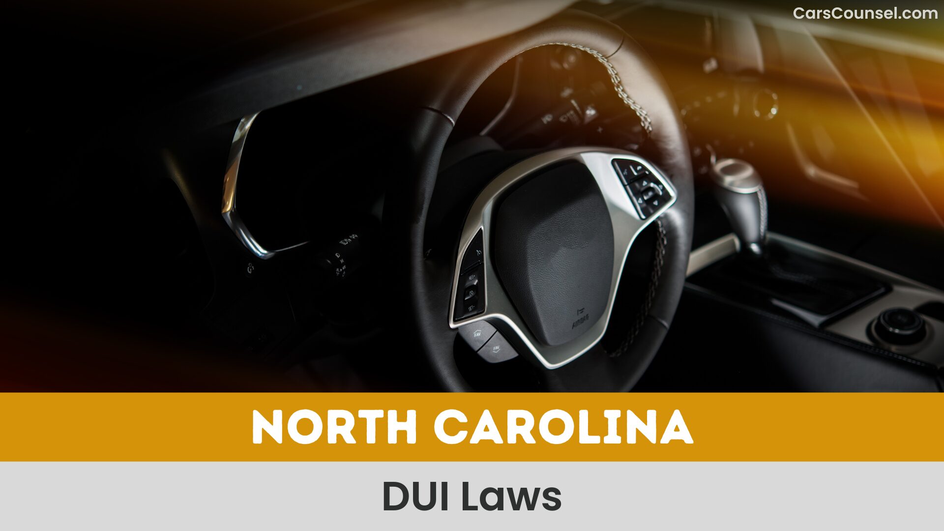 North Carolina CC DUI Laws