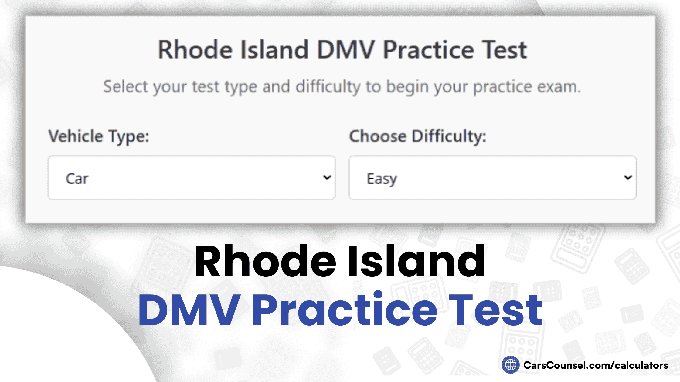 Rhode Island DMV Practice Test