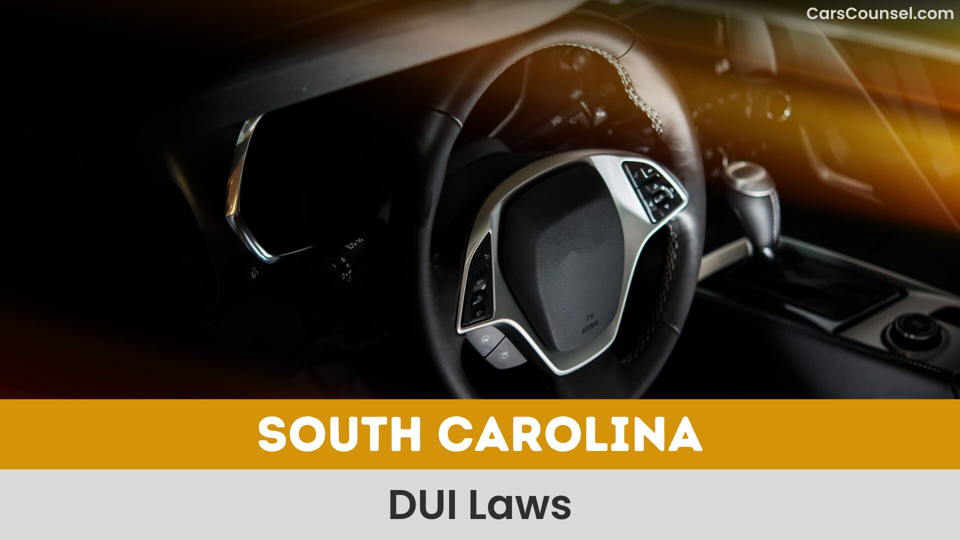 South Carolina CC DUI Laws