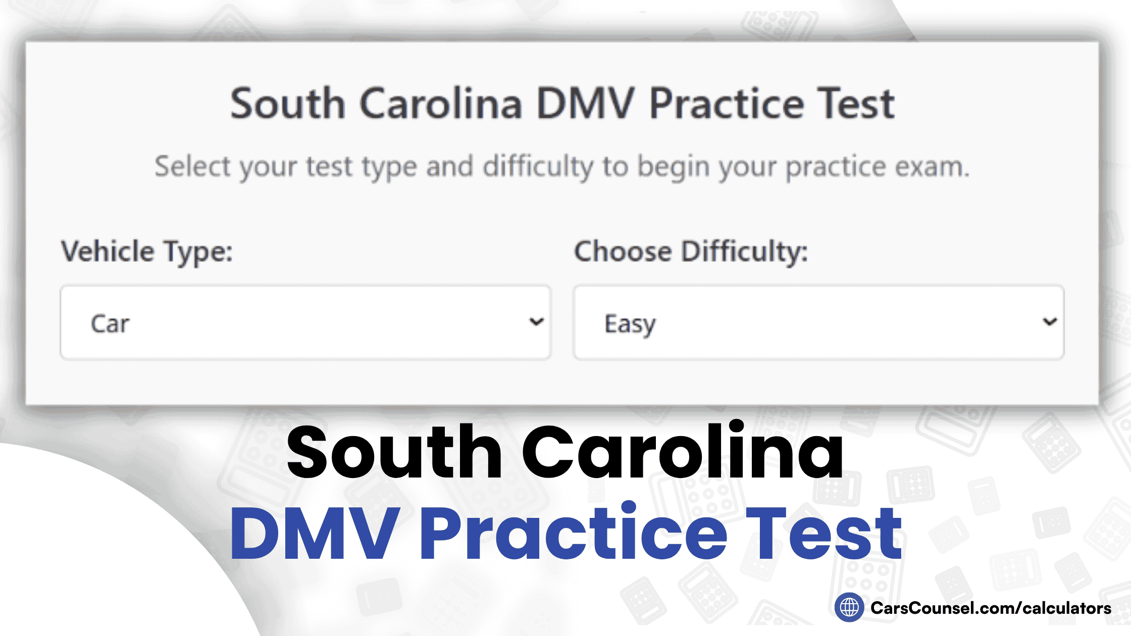 South Carolina DMV Practice Test (1)