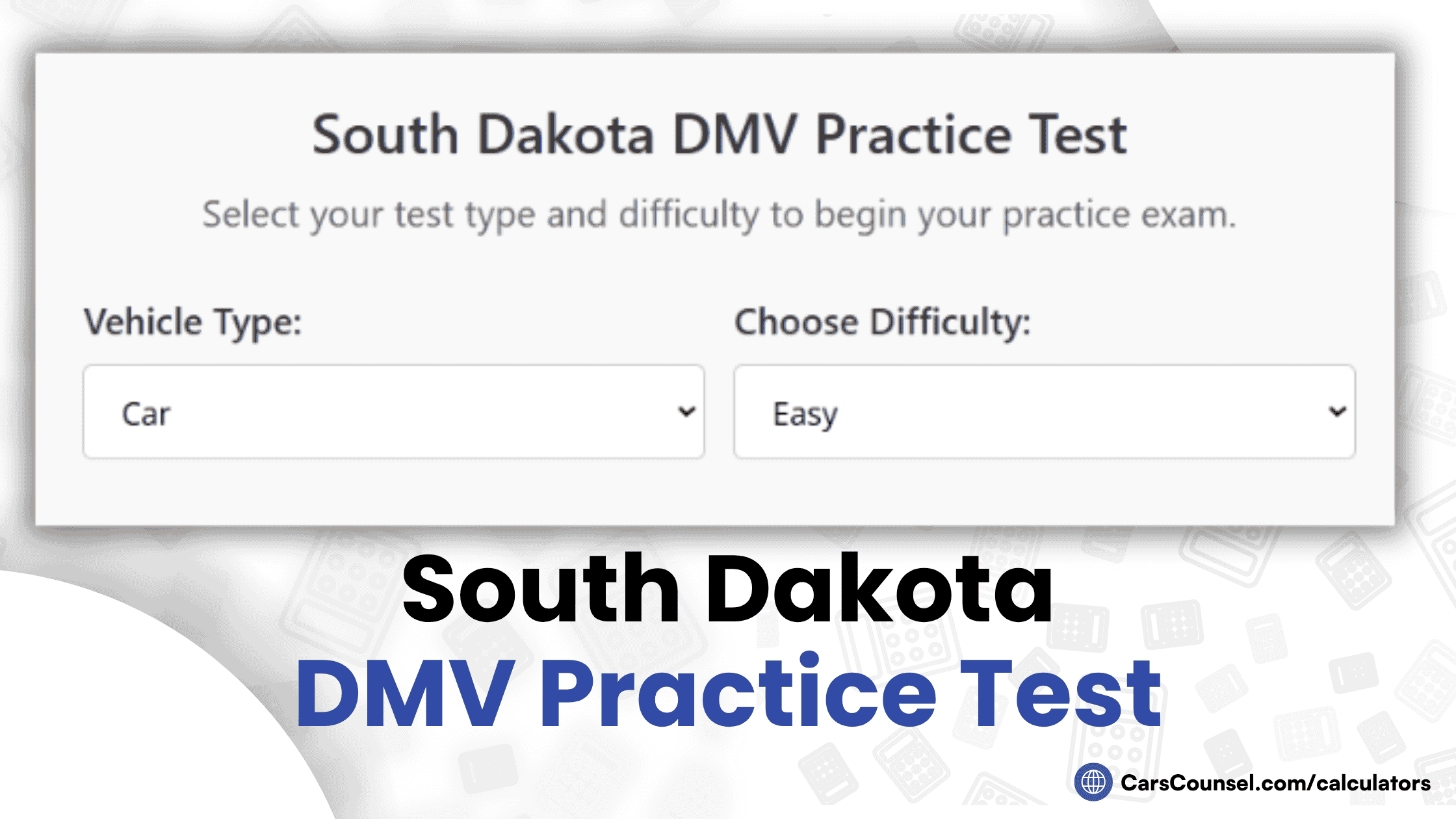 South Dakota DMV Practice Test