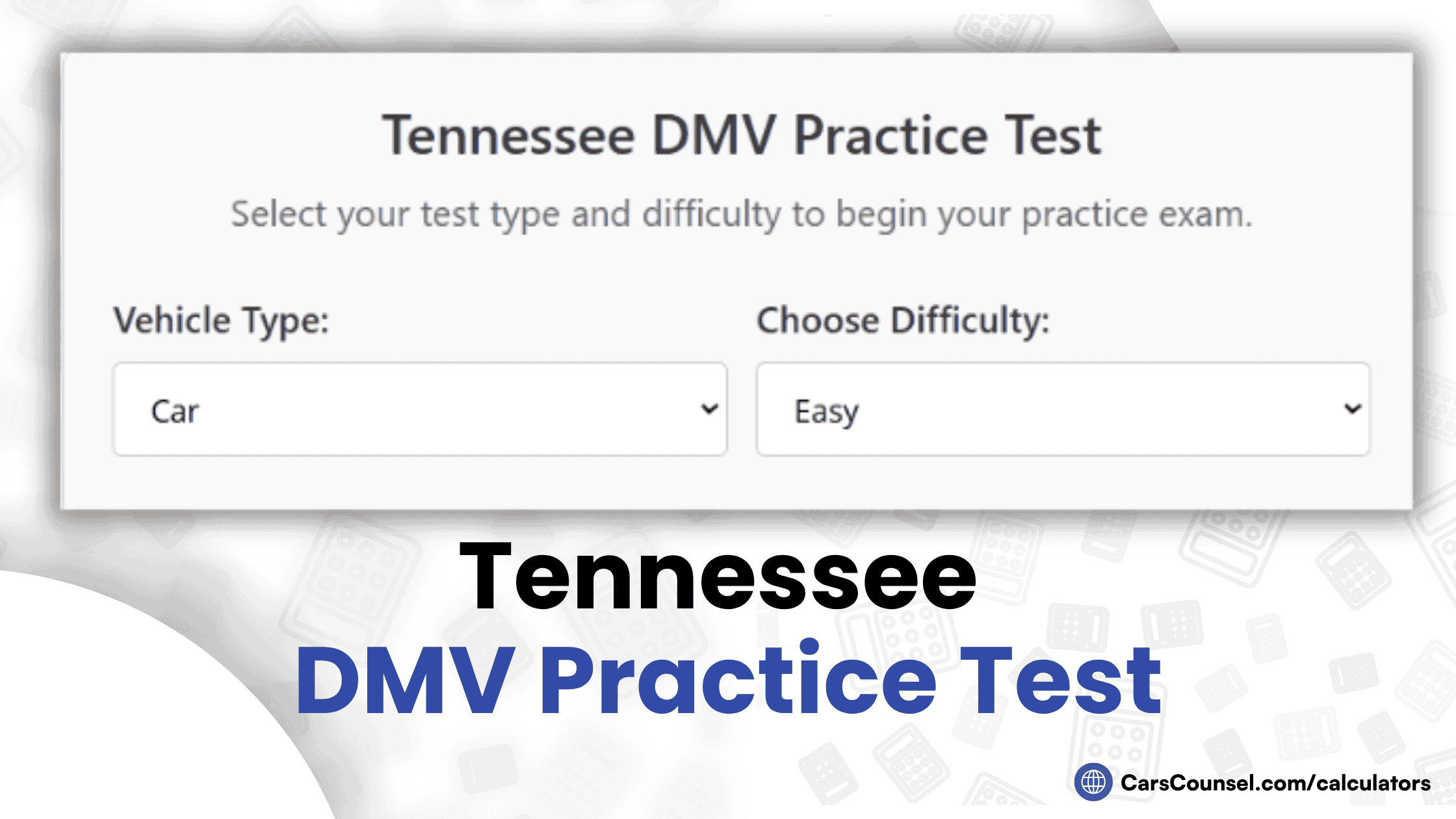 Tennessee DMV Practice Test