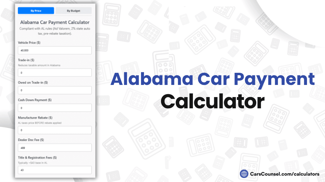 Alabama Car Payment Calculator