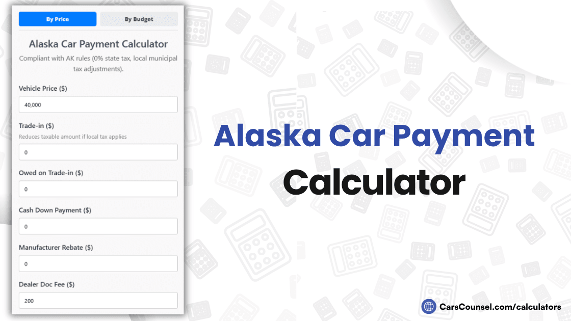 Alaska Car Payment Calculator