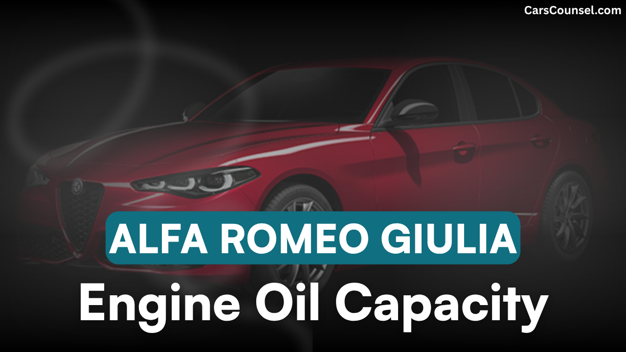 Alfa Romeo Giulia Oil Capacity