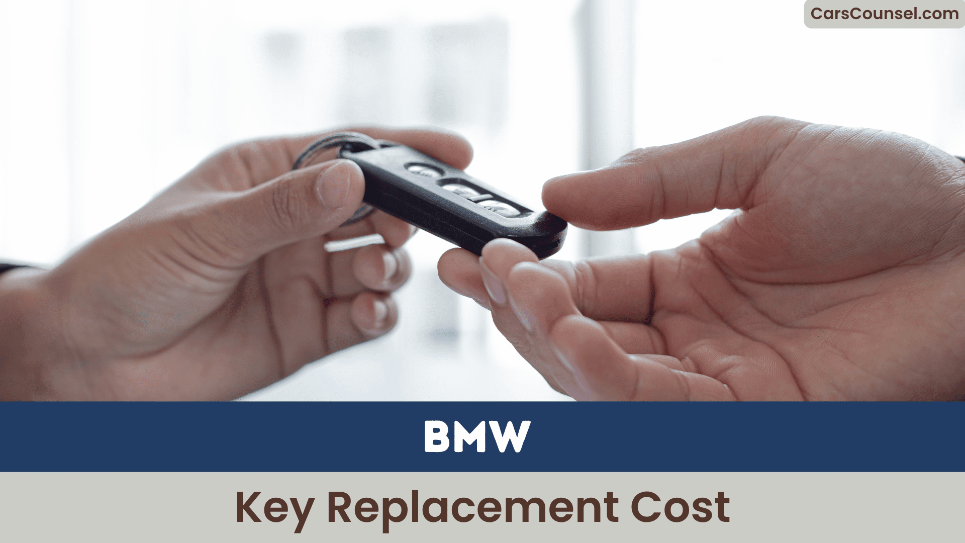BMW Key Replacement Cost