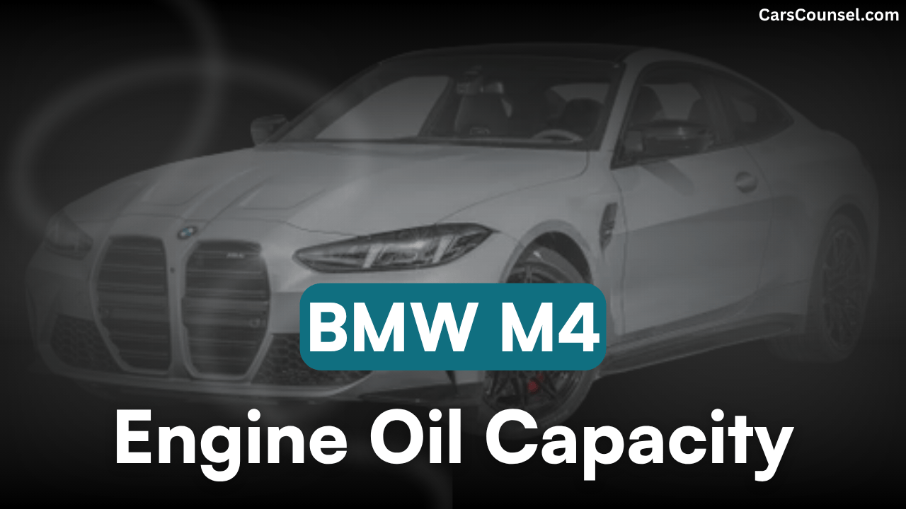 BMW M4 Oil Capacity