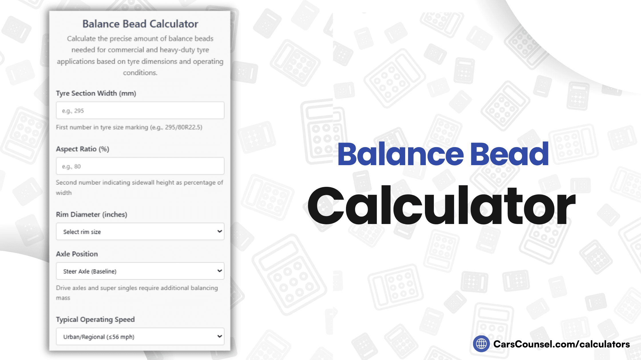 Balance Bead Calculator