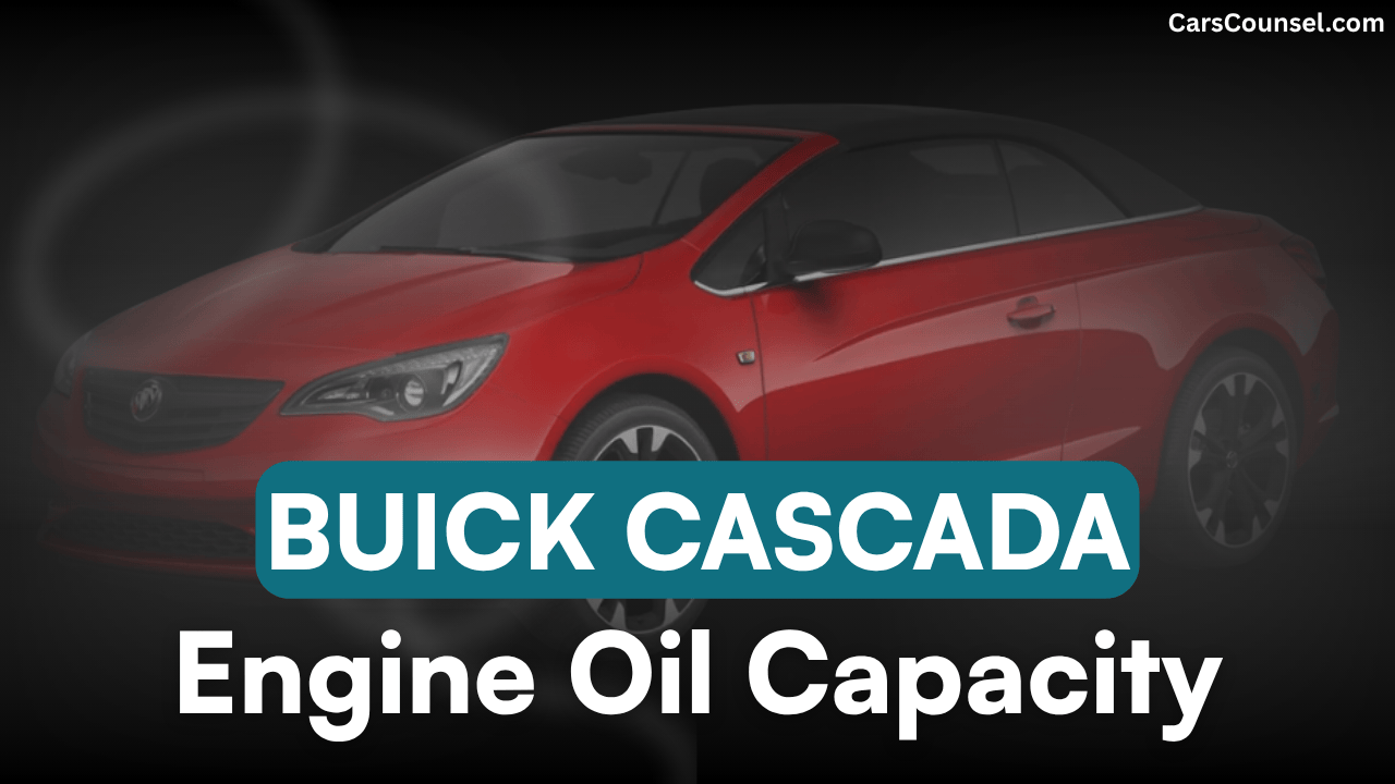 Buick Cascada Oil Capacity