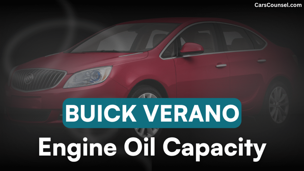 Buick Verano Oil Capacity