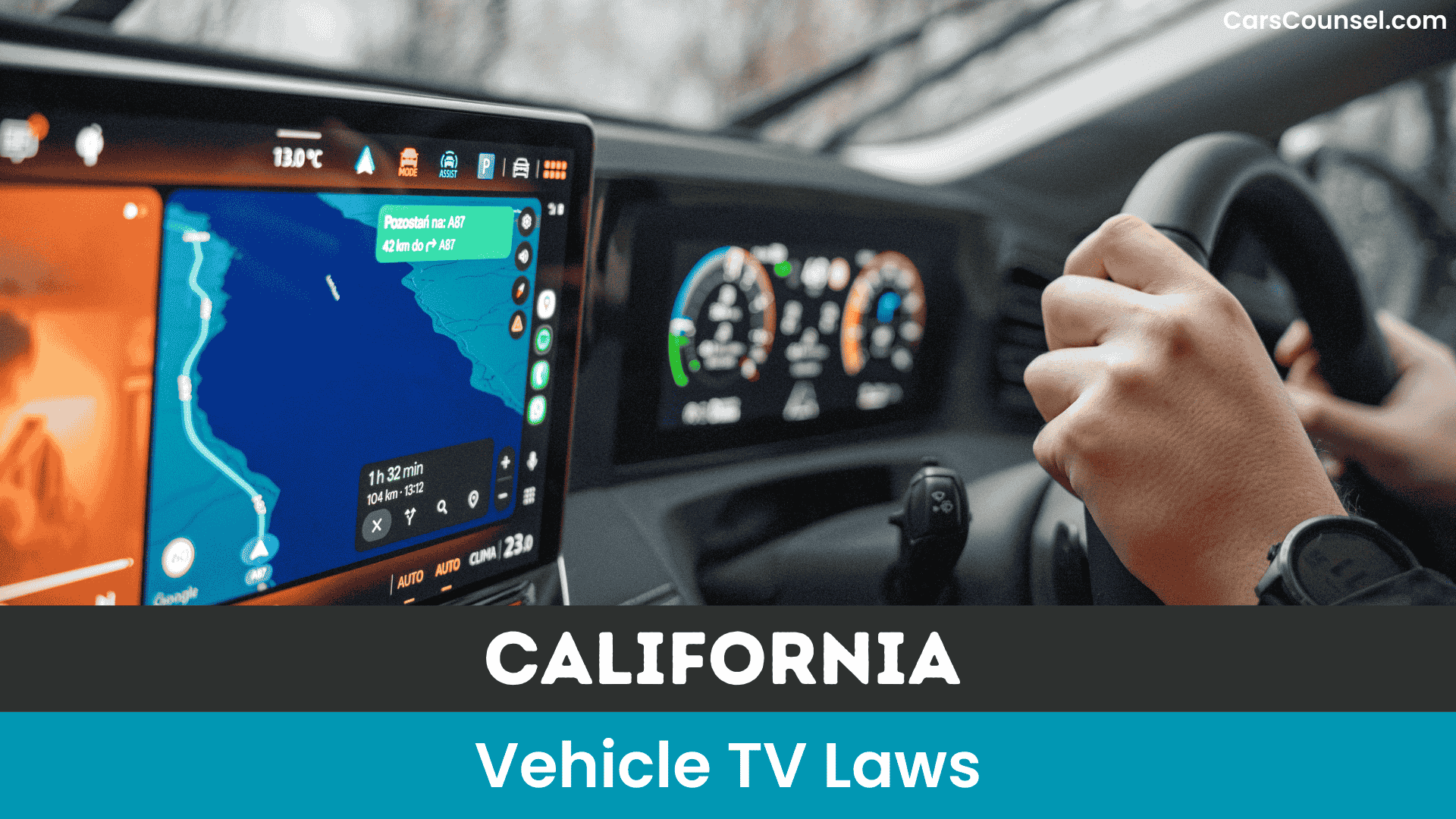 California Vehicle TV Laws