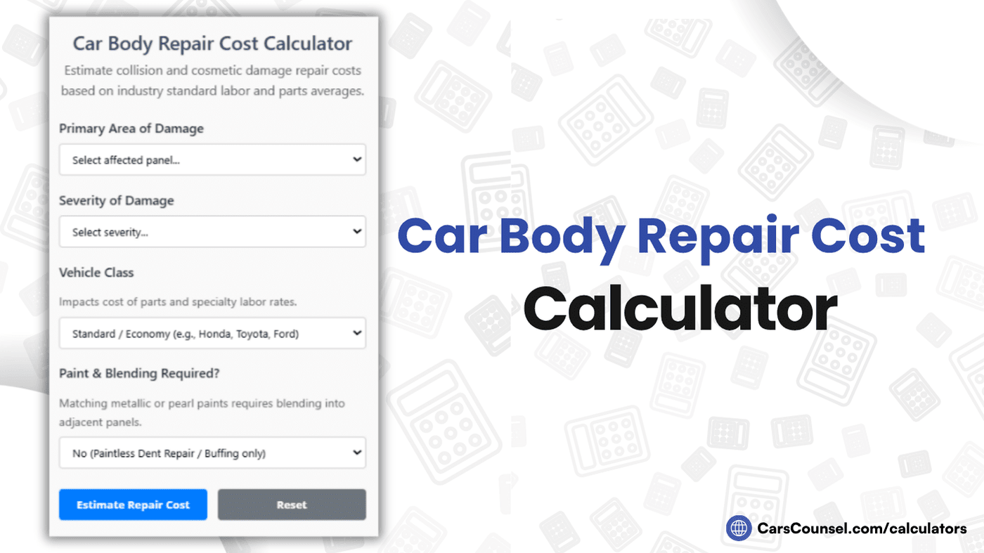 Car Body Repair Cost Calculator