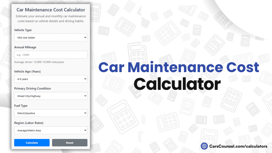 Car Maintenance Cost Calculator