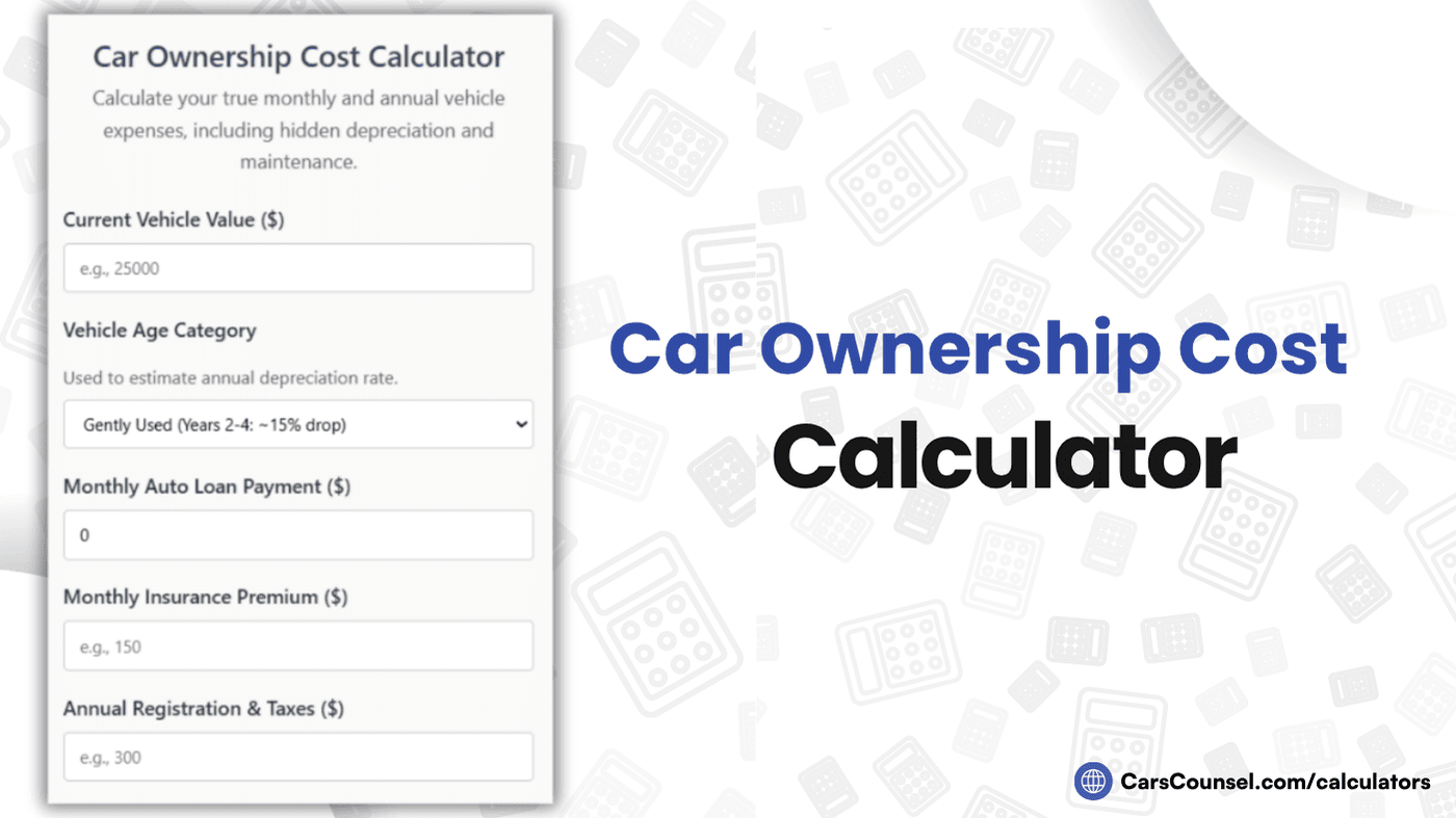 Car Ownership Cost Calculator
