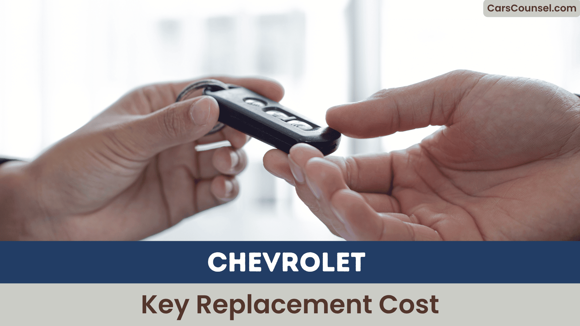 Chevrolet Key Replacement Cost