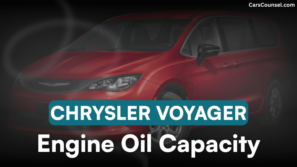 Chrysler Voyager Oil Capacity