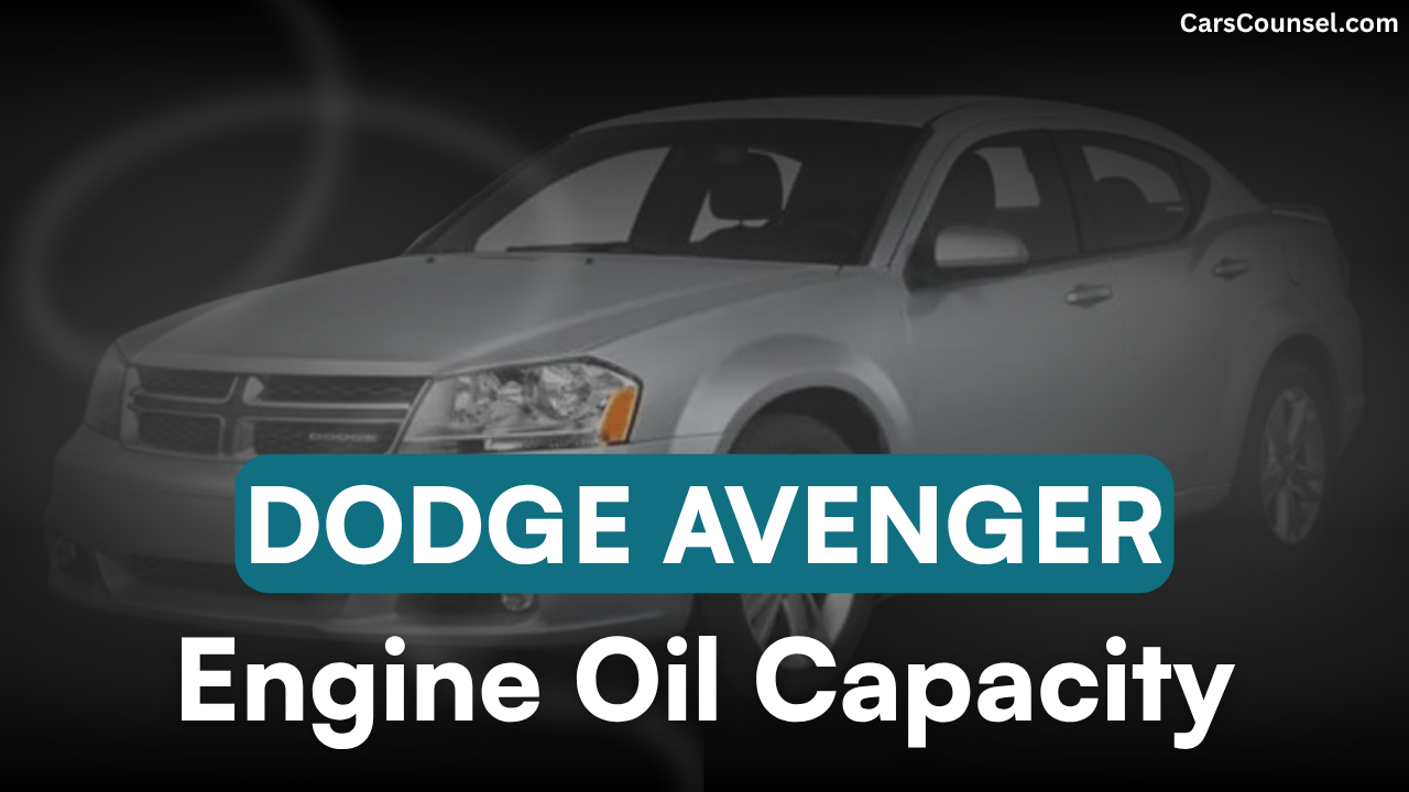 Dodge Avenger Oil Capacity