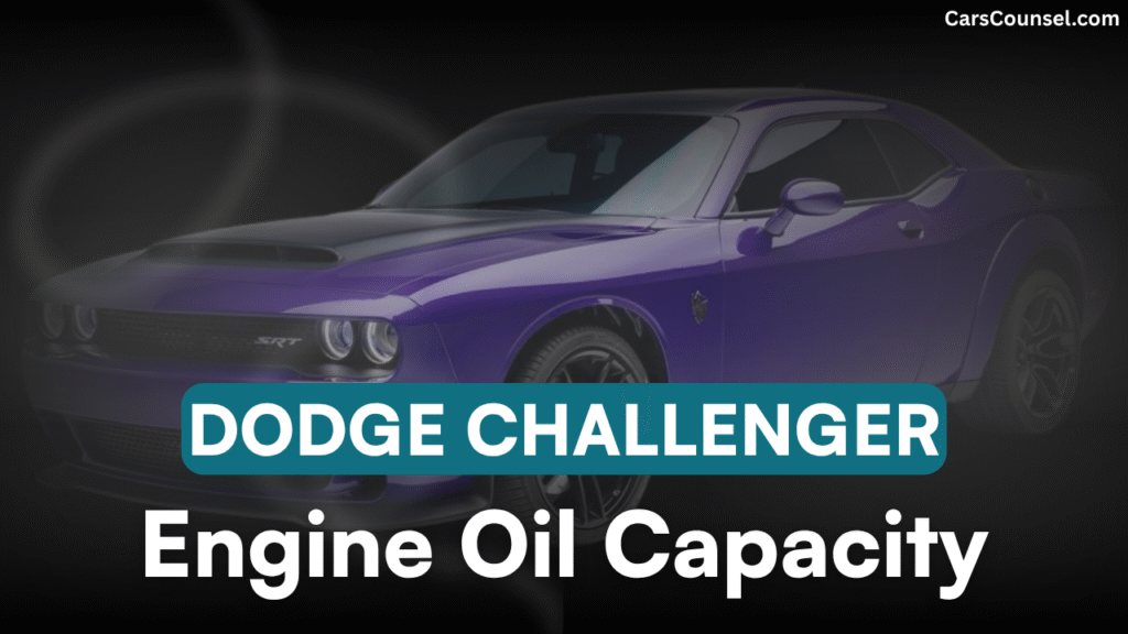 Dodge Challenger Oil Capacity