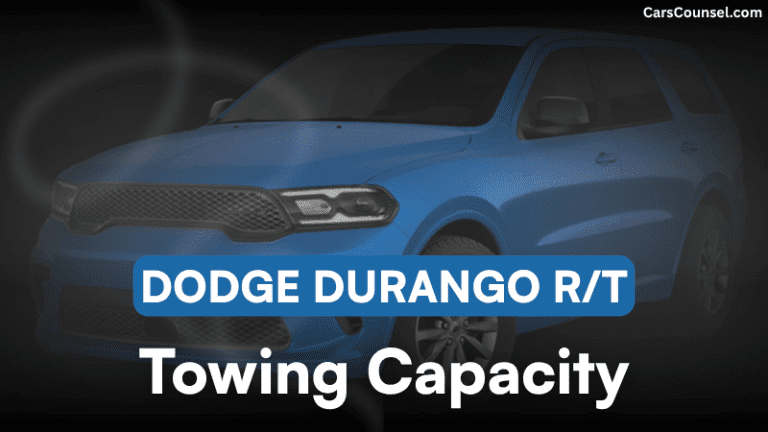 Dodge Durango R/T Towing Capacity (All Years 2011-2026) – CarsCounsel