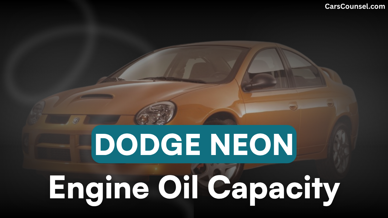 Dodge Neon Oil Capacity