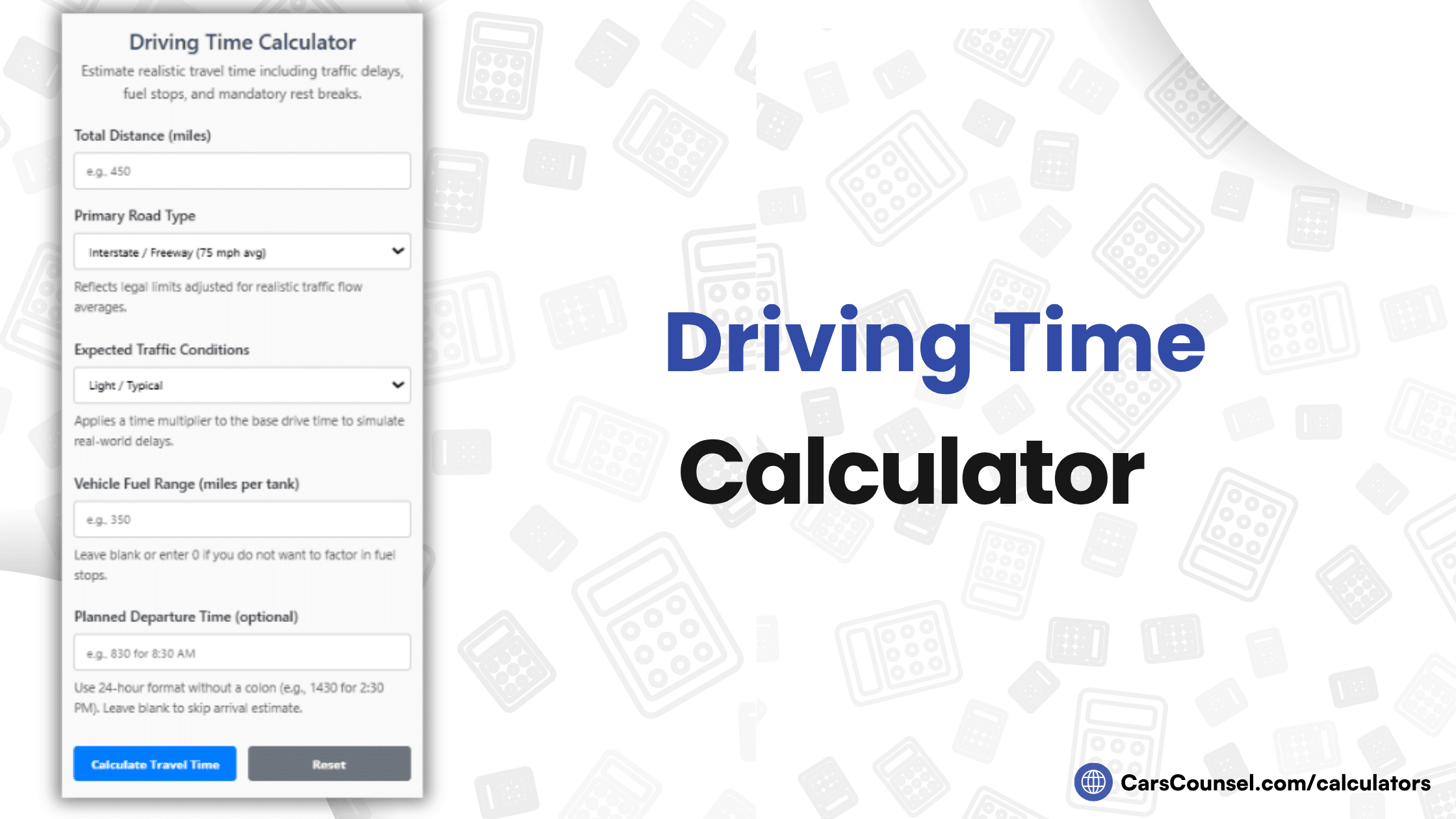 Driving Time Calculator