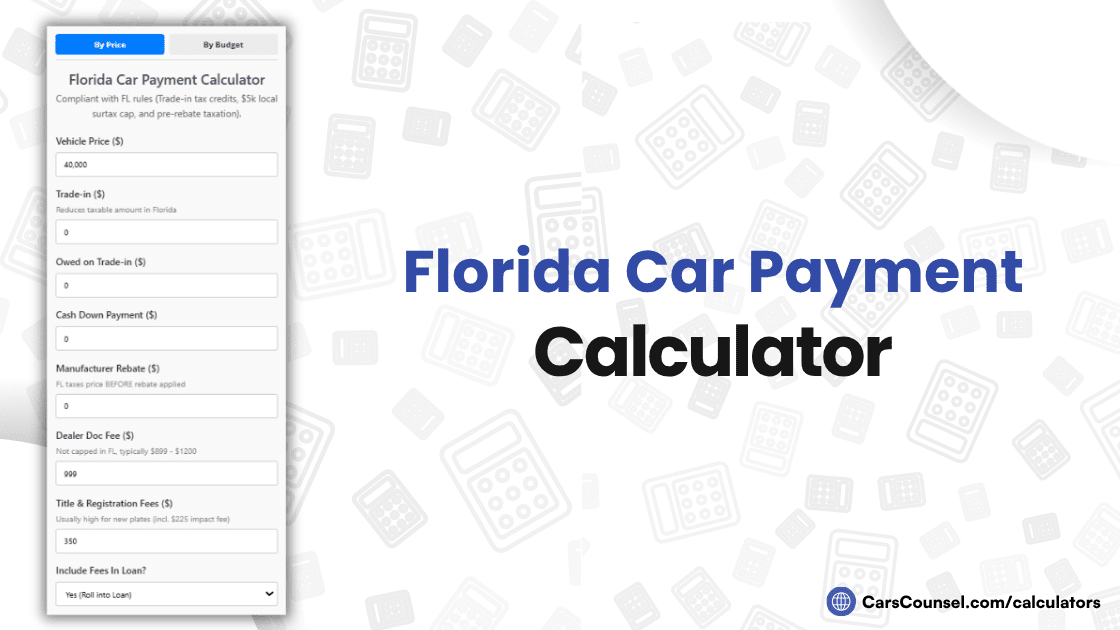 Florida Car Payment Calculator