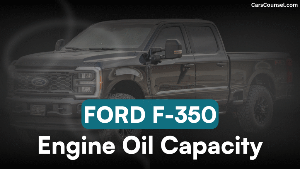 Ford F Oil Capacity