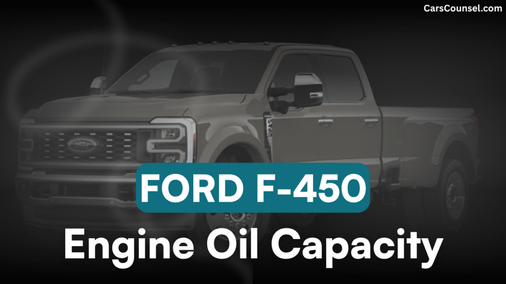 Ford F Oil Capacity
