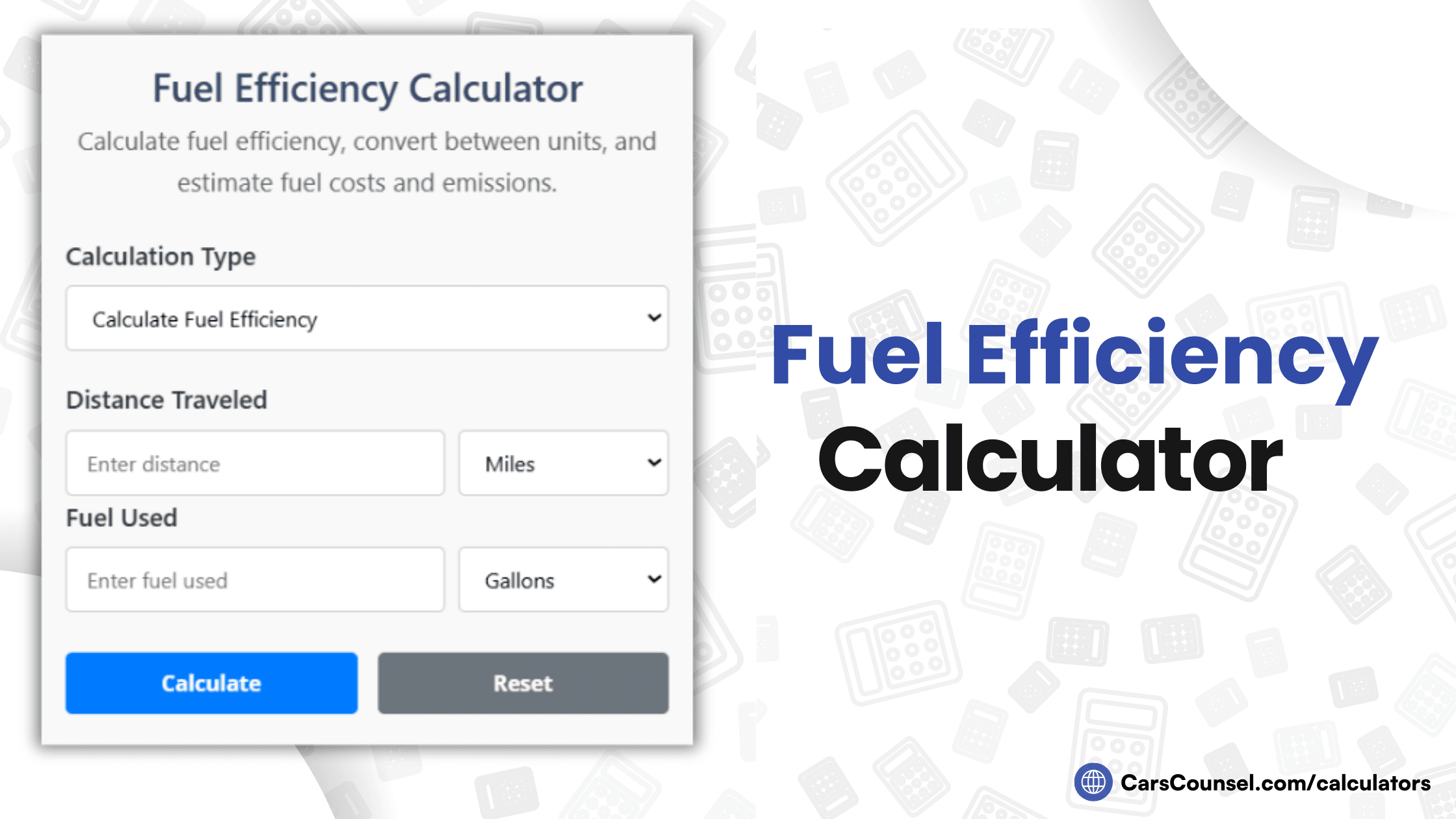 Fuel Efficiency Calculator