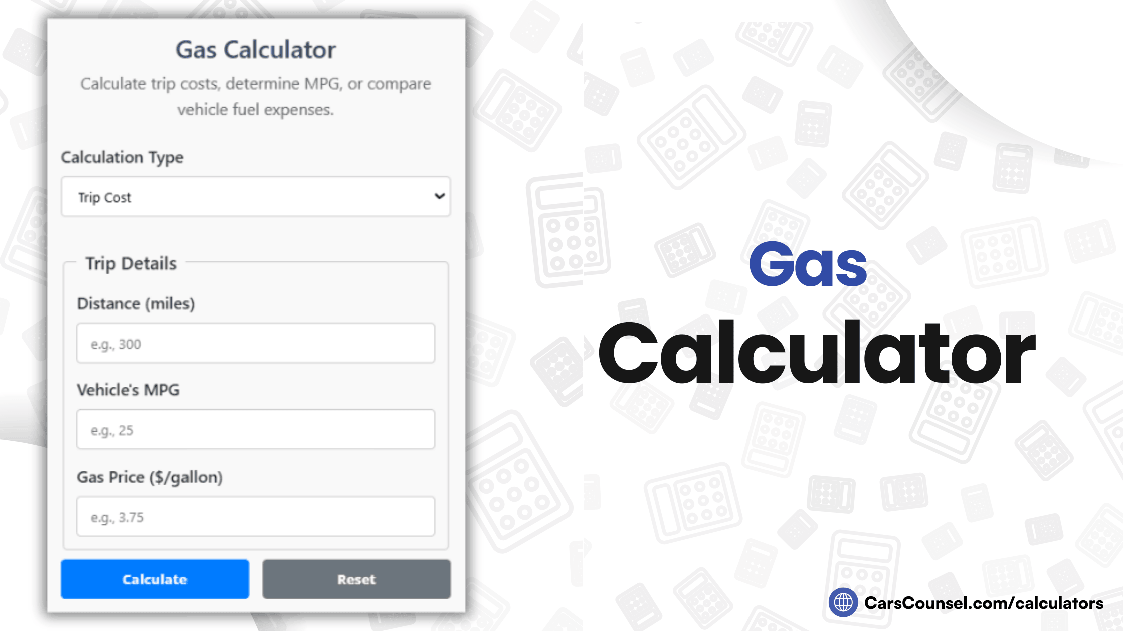 Gas Calculator