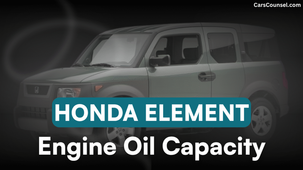 Honda Element Oil Capacity