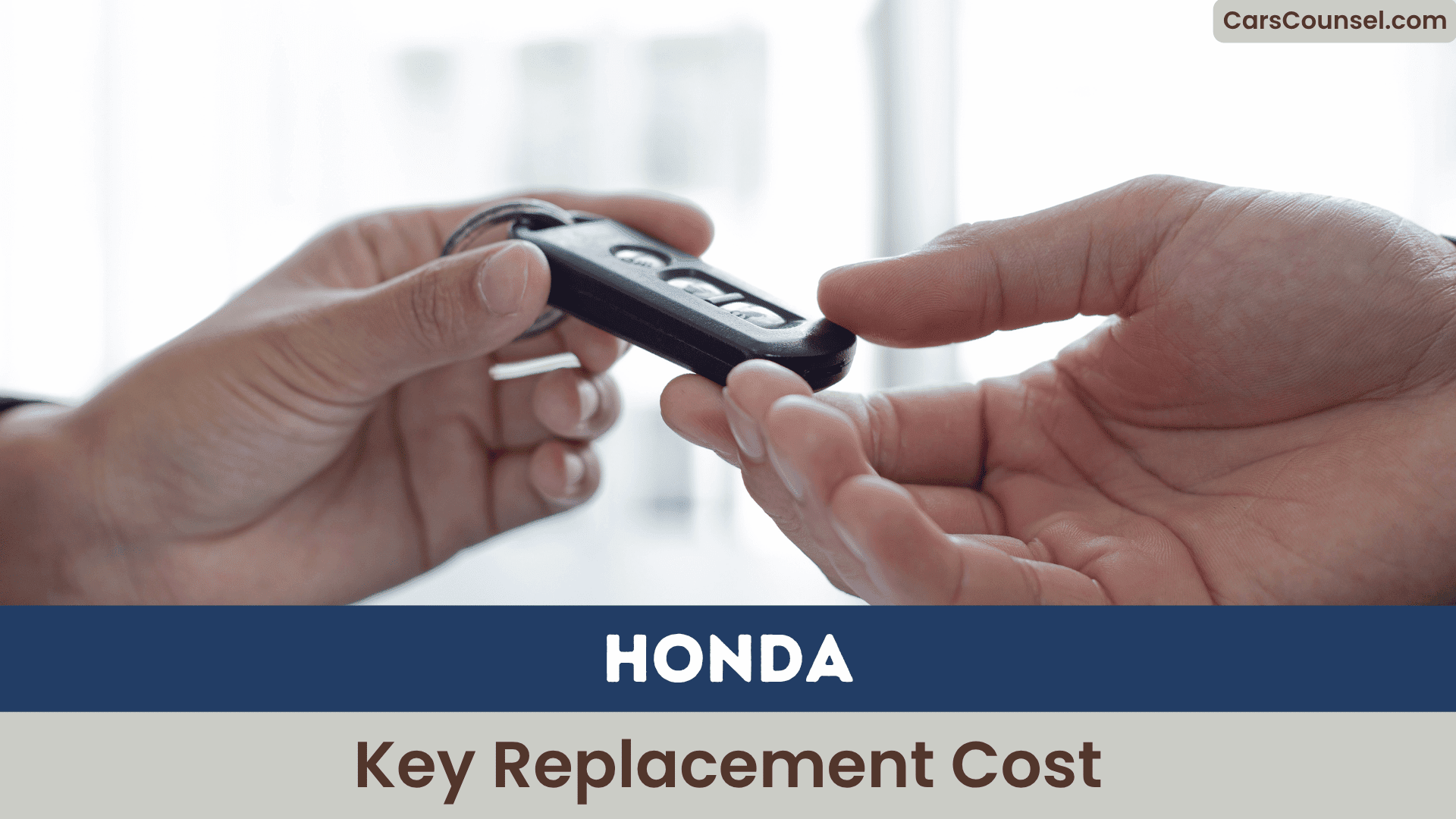 Honda Key Replacement Cost